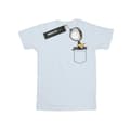 Miniatyrbilde 1 av 3: Looney Tunes Girls Daffy Duck Faux Pocket Cotton T-Shirt