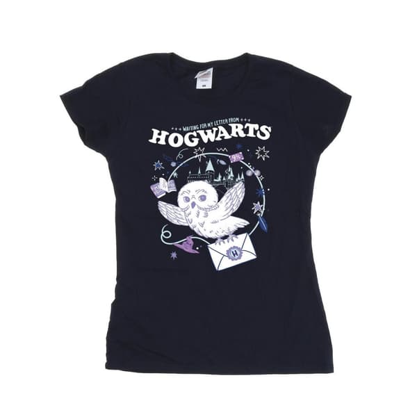 Harry Potter Dam/Tjej - Uggla - Brev från Hogwarts - Bomulls-T-shirt