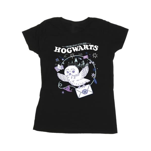 Harry Potter Womens/Ladies Owl Letter From Hogwarts Cotton T-Shirt