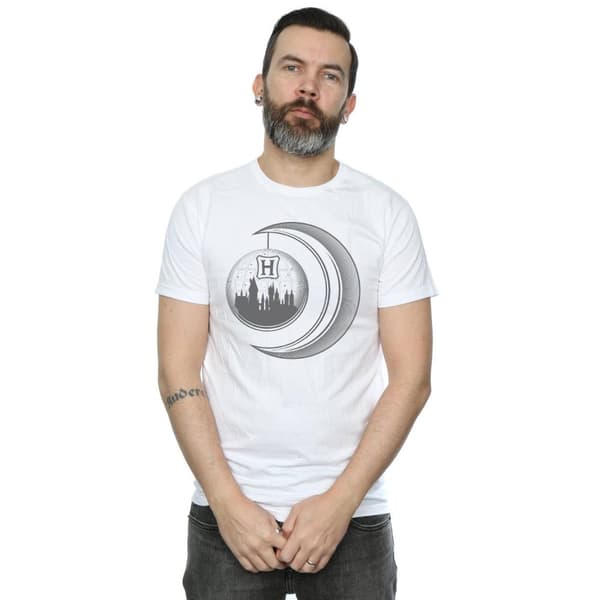 Harry Potter Mens Hogwarts Moon T-Shirt
