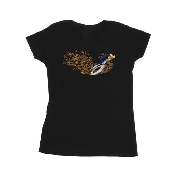 Looney Tunes Womens/Ladies ACME Doodles Road Runner Cotton T-Shirt
