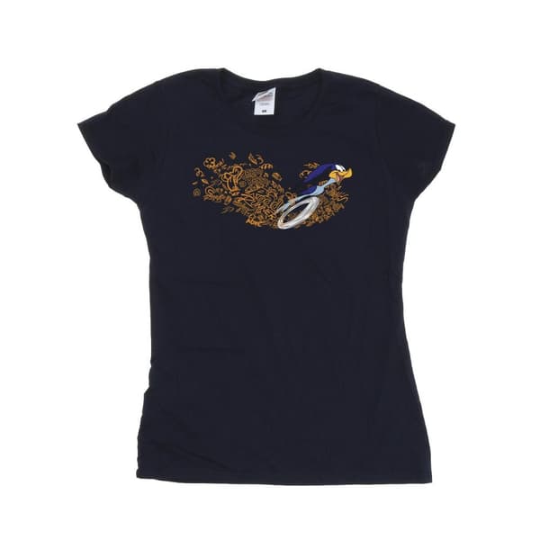 Looney Tunes Womens/Ladies ACME Doodles Road Runner Cotton T-Shirt
