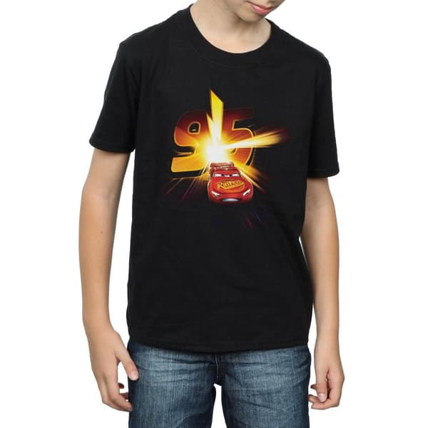 Disney Boys Cars Lightning McQueen Burst T-Shirt
