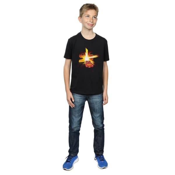 Disney Boys Cars Lightning McQueen Burst T-Shirt