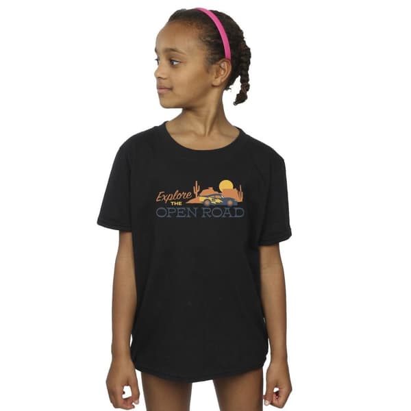 Disney Girls Cars Explore The Open Road T-shirt i bomull
