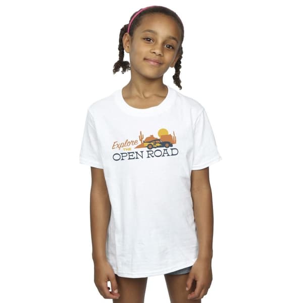 Disney Girls Cars Explore The Open Road T-shirt i bomull