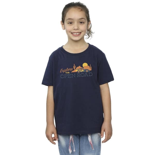 Disney Girls Cars Explore The Open Road T-shirt i bomull