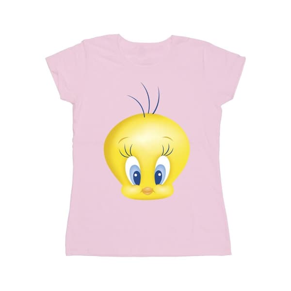 Looney Tunes Womens/Ladies Tweety Face Cotton T-Shirt