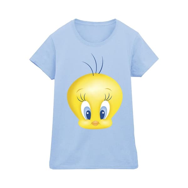 Looney Tunes Womens/Ladies Tweety Face Cotton T-Shirt