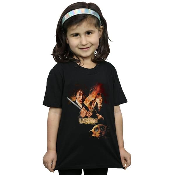 Harry Potter Girls Chamber Of Secrets Poster Cotton T-Shirt