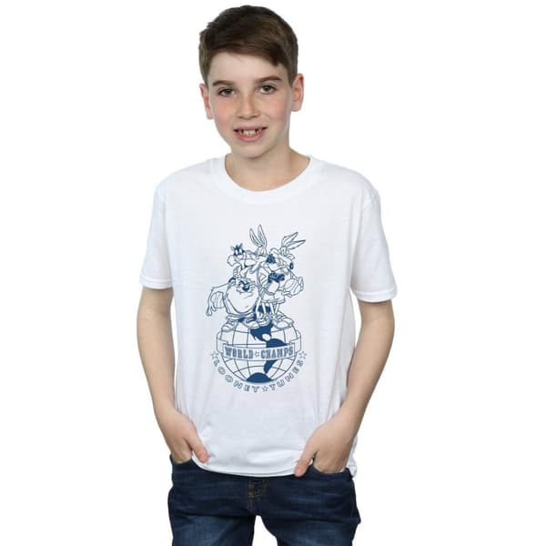 Looney Tunes Världsmästar-T-shirt för pojkar