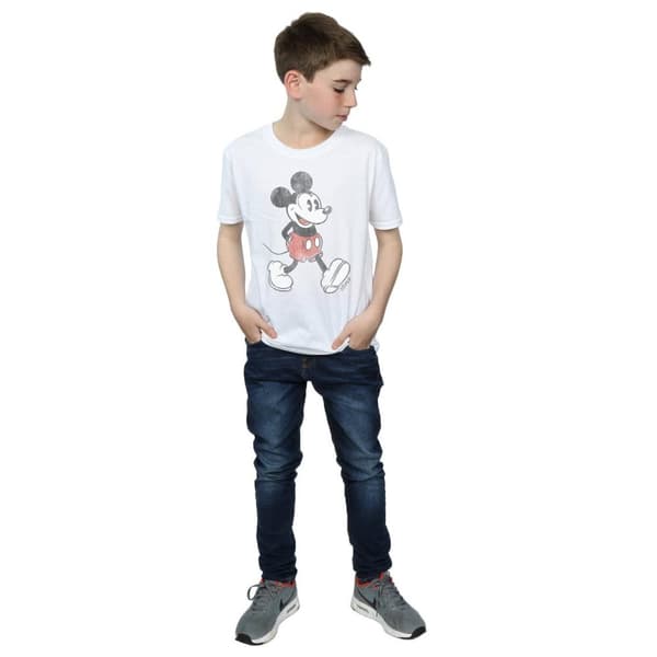 Disney Boys Mickey Mouse Walking T-Shirt