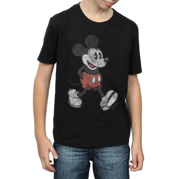 Disney Boys Mickey Mouse Walking T-Shirt