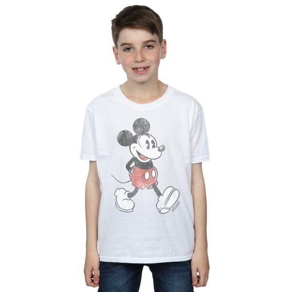 Disney Boys Mickey Mouse Walking T-Shirt