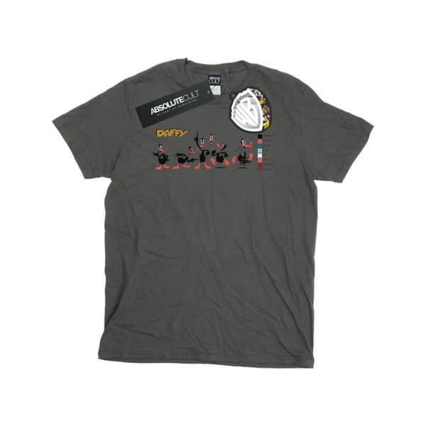 Looney Tunes Daffy Duck - T-shirt i bomull med färgkod för flickor