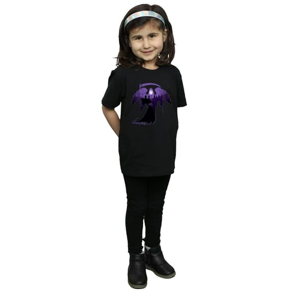 Harry Potter Girls Graveyard Silhouette Cotton T-Shirt