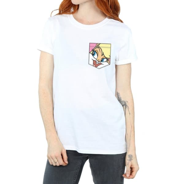 Looney Tunes Pojkvänströja i bomull från Lola med kaninansikte och fuskficka
