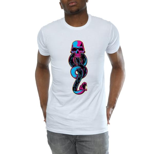 Harry Potter Mens Neon Dark Mark T-Shirt