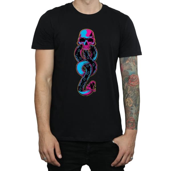 Harry Potter Mens Neon Dark Mark T-Shirt