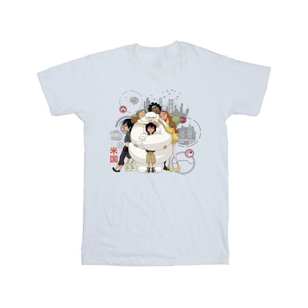 Disney Boys Big Hero 6 Baymax Group Hug T-Shirt