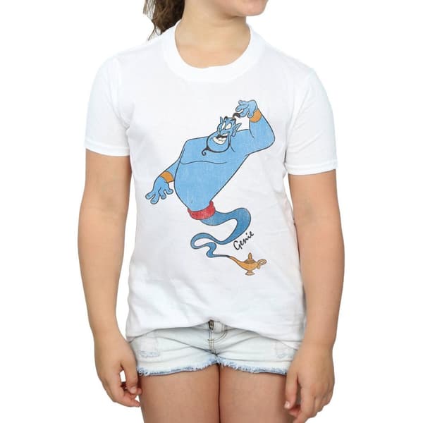 Disney Aladdin Classic Genie bomulls-T-shirt för flickor
