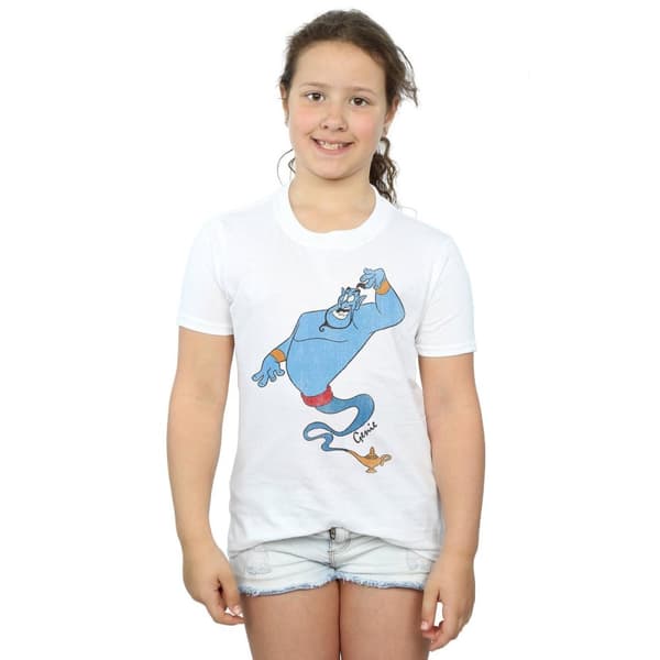 Disney Aladdin Classic Genie bomulls-T-shirt för flickor
