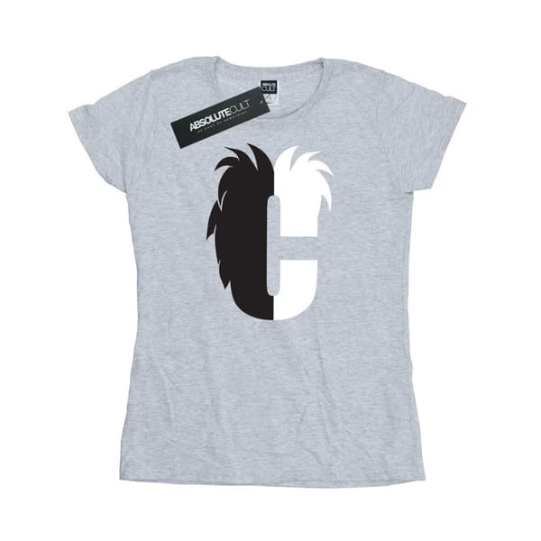 Disney Dam/Tjej Alphabet C Is For Cruella De Vil Bomulls-T-shirt