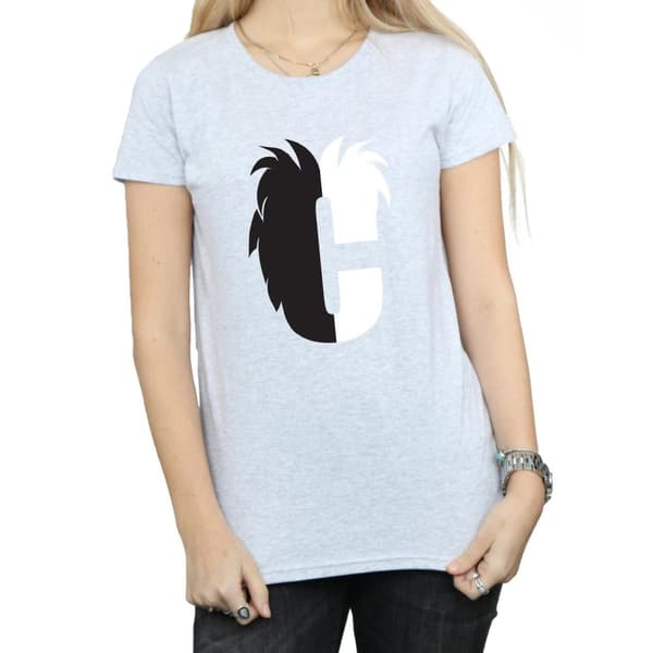 Disney Dam/Tjej Alphabet C Is For Cruella De Vil Bomulls-T-shirt