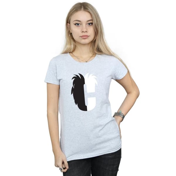 Disney Dam/Tjej Alphabet C Is For Cruella De Vil Bomulls-T-shirt