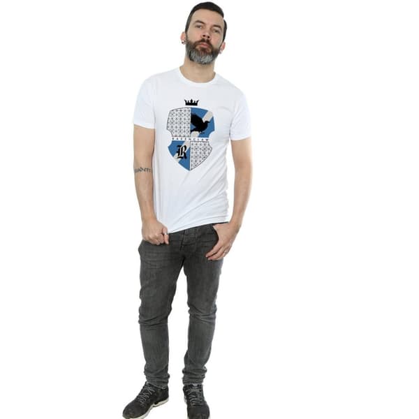 Harry Potter Mens Ravenclaw Shield T-Shirt
