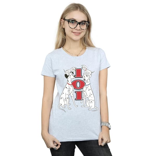 Disney Dam/Tjej 101 Dalmatians Family T-shirt i bomull