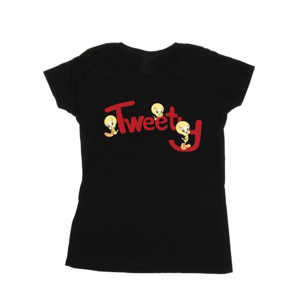 Looney Tunes Womens/Ladies Tweety Trio Cotton T-Shirt