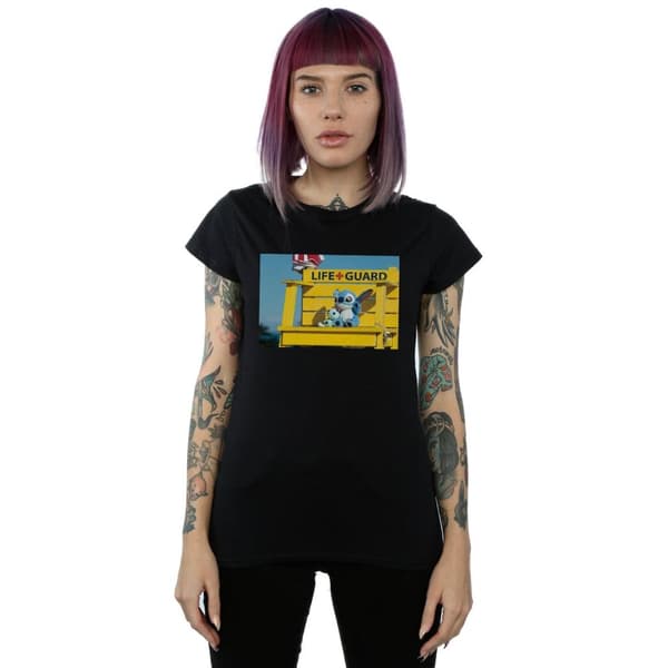 Disney Womens/Ladies Lilo And Stitch Life Guard Cotton T-Shirt