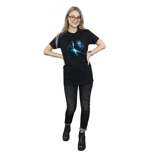 Harry Potter Womens/Ladies Voldemort Shadow Cotton Boyfriend T-Shirt