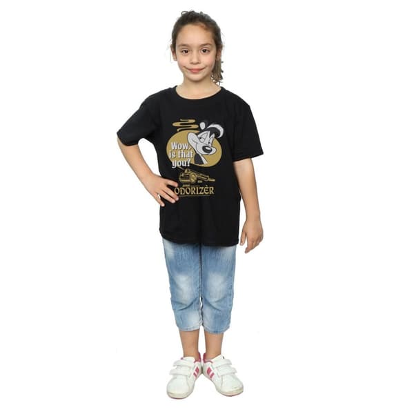 Looney Tunes Pepe Le Pew Odorizer T-shirt i bomull för flickor