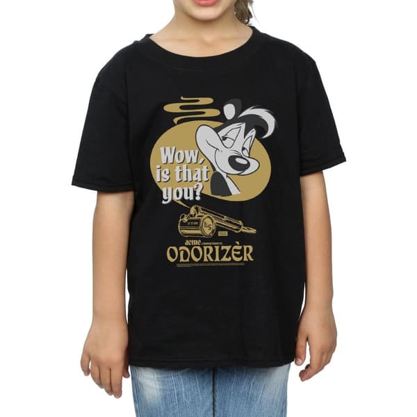 Looney Tunes Pepe Le Pew Odorizer T-shirt i bomull för flickor