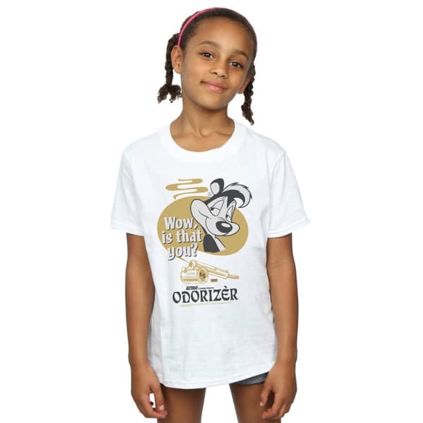Looney Tunes Pepe Le Pew Odorizer T-shirt i bomull för flickor