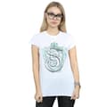 Miniatyrbillede 2 af 3: Harry Potter Womens/Ladies Slytherin Serpent Crest Cotton T-Shirt