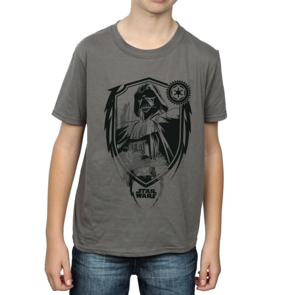 Star Wars Boys Darth Vader Shield T-Shirt