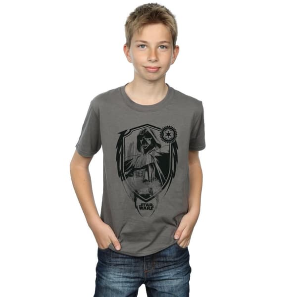 Star Wars Boys Darth Vader Shield T-Shirt