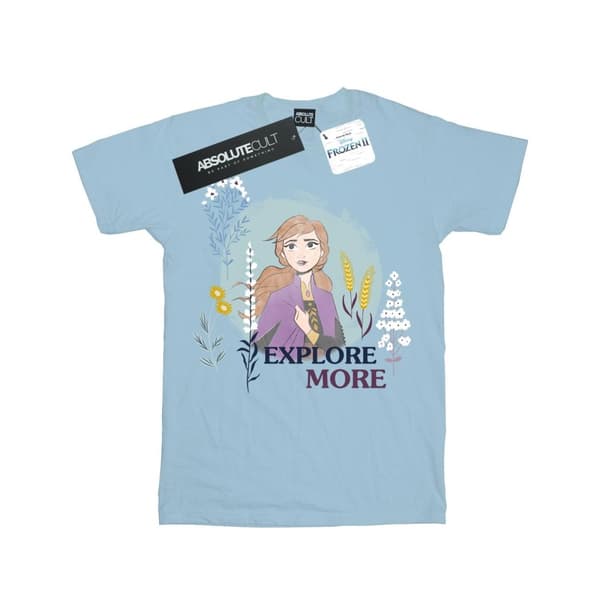 Disney Frozen 2 Anna Explore More T-shirt i bomull för flickor