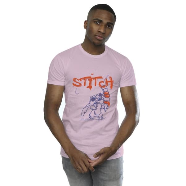 Disney Mens Lilo & Stitch Ice Creams T-Shirt