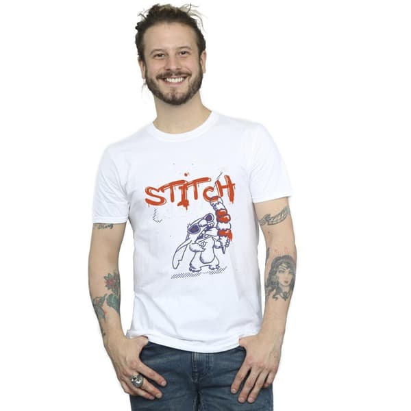 Disney Mens Lilo & Stitch Ice Creams T-Shirt