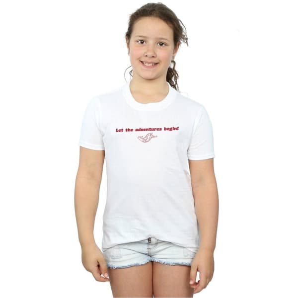 Disney Girls Aladdin Let The Adventures Begin Cotton T-Shirt