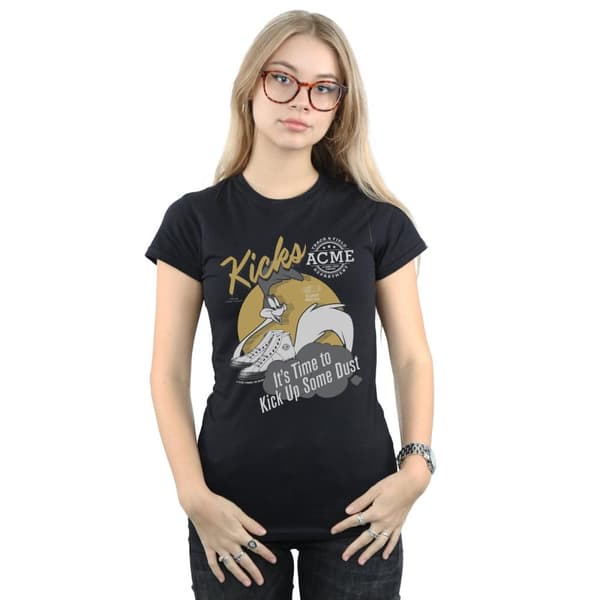 Looney Tunes Womens/Ladies Road Runner Kicks Cotton T-Shirt