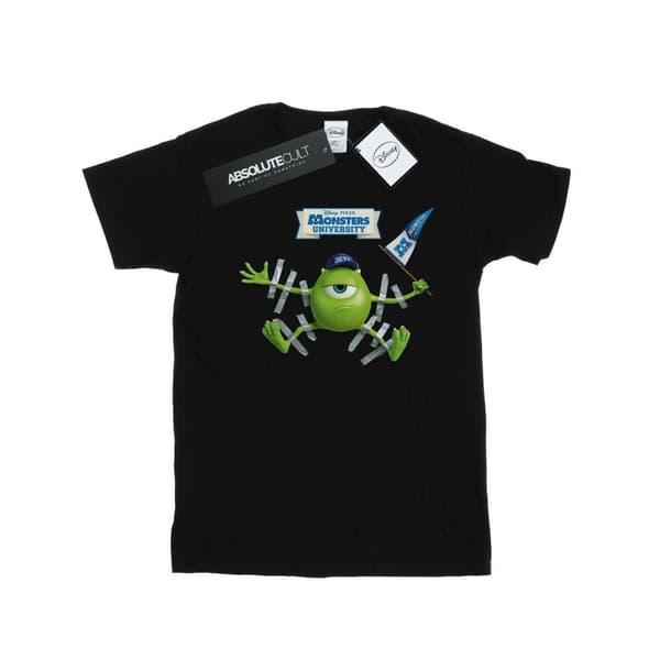 Disney Womens/Ladies Monsters University Taped Mike Cotton Boyfriend T-Shirt