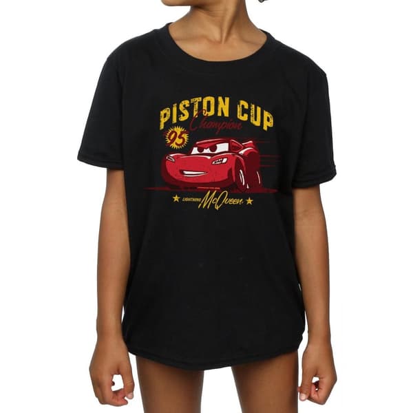 Disney Cars Piston Cup Champion T-shirt i bomull för flickor
