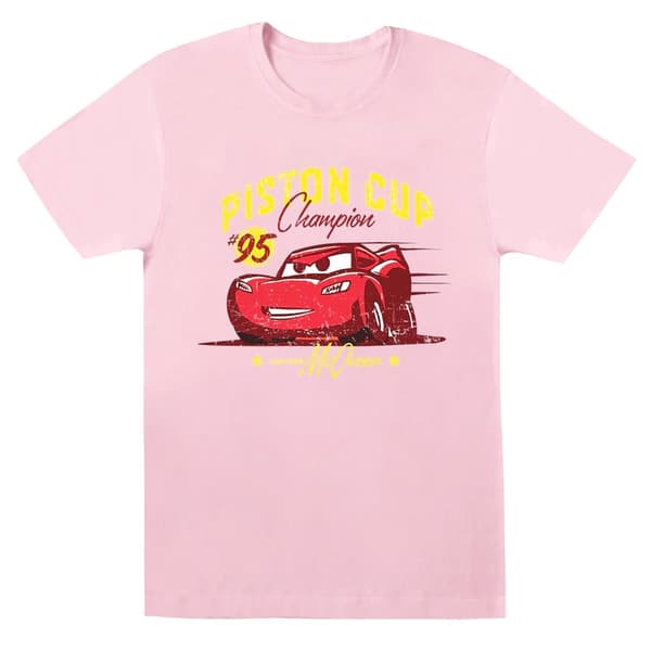 Disney Cars Piston Cup Champion T-shirt i bomull för flickor