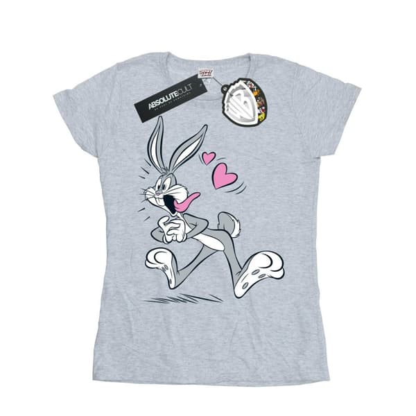 Looney Tunes Womens/Ladies Bugs Bunny In Love Cotton T-Shirt