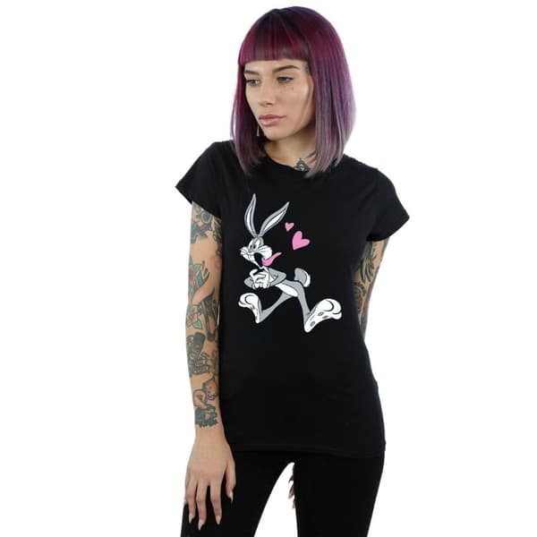 Looney Tunes Womens/Ladies Bugs Bunny In Love Cotton T-Shirt